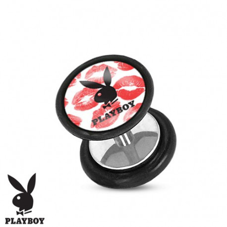 Faux piercing plug playboy et baisers rouge Faux piercing3,49 €