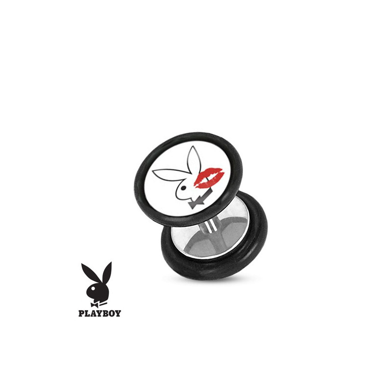 Faux piercing plug playboy et lèvres rouge Faux piercing3,49 €