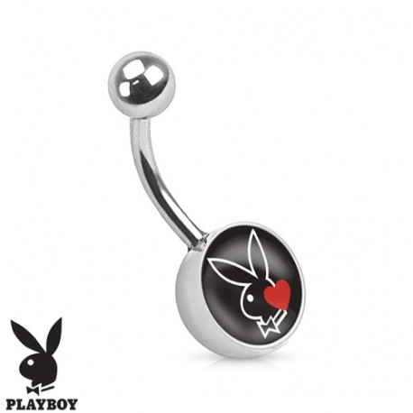 Piercing nombril playboy avec un lapin et cœur rouge Piercing nombril5,60 €