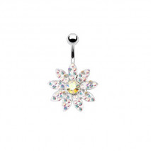 Piercing nombril avec fleur aurore boréale Gady Piercing nombril12,49 €
