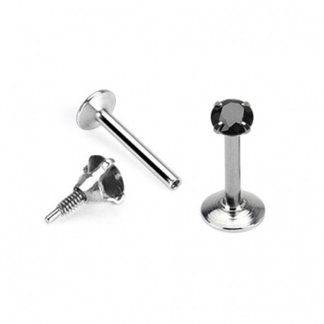 Piercing labret 8 mm avec un cristal noir Zopi Piercing labret3,90 €