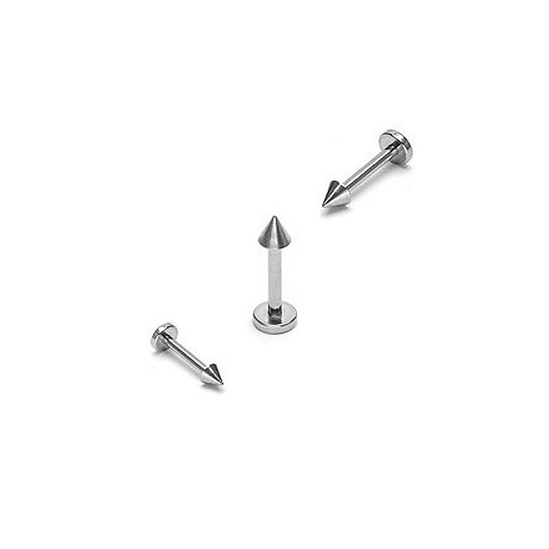 Piercing labret 6 x 1,2mm avec pointe 3mm acier Pay Piercing labret1,99 €