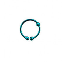 Faux piercing anneau 10mm bleu aqua Yuko Faux piercing3,60 €