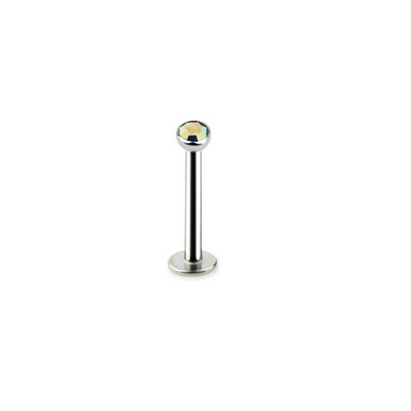 Piercing labret lèvre 12mm cristal aurore boréale Ropu Piercing labret3,49 €