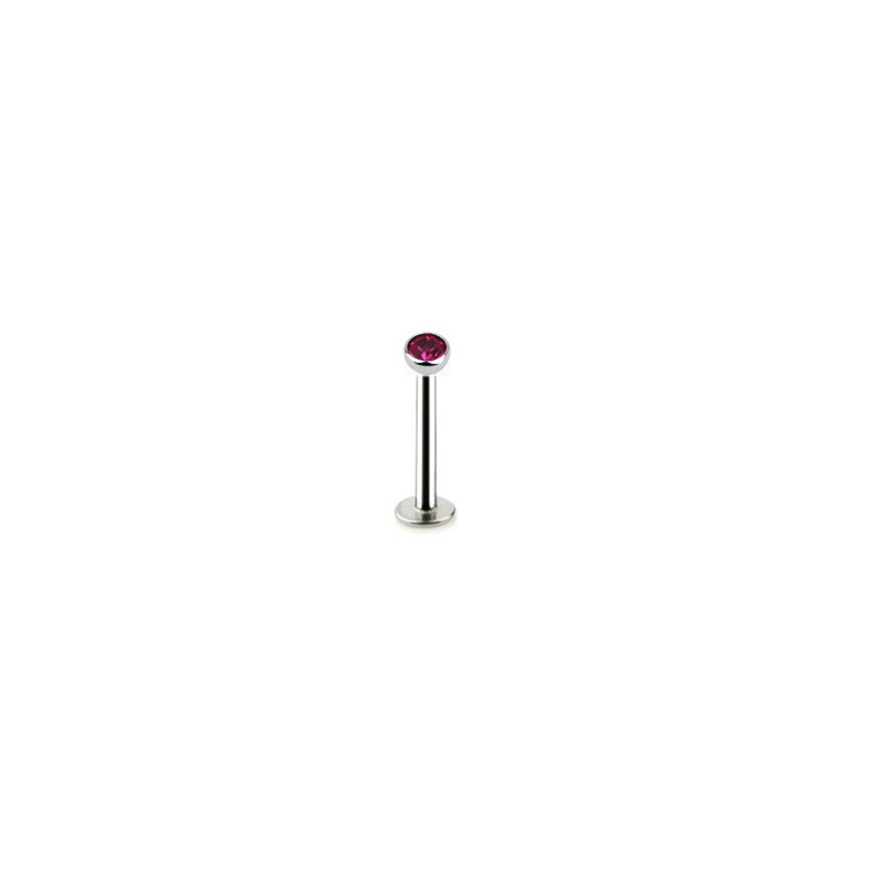 Piercing labret lèvre 12mm cristal rose Riky Piercing labret3,49 €