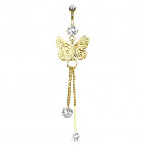 Piercing arcade 8 mm anodisé rose