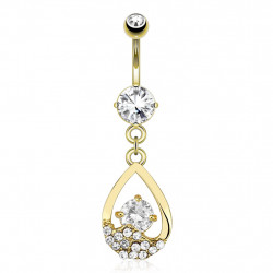 Piercing nombril pendentif larme en zirconium Katy Piercing nombril8,20 €