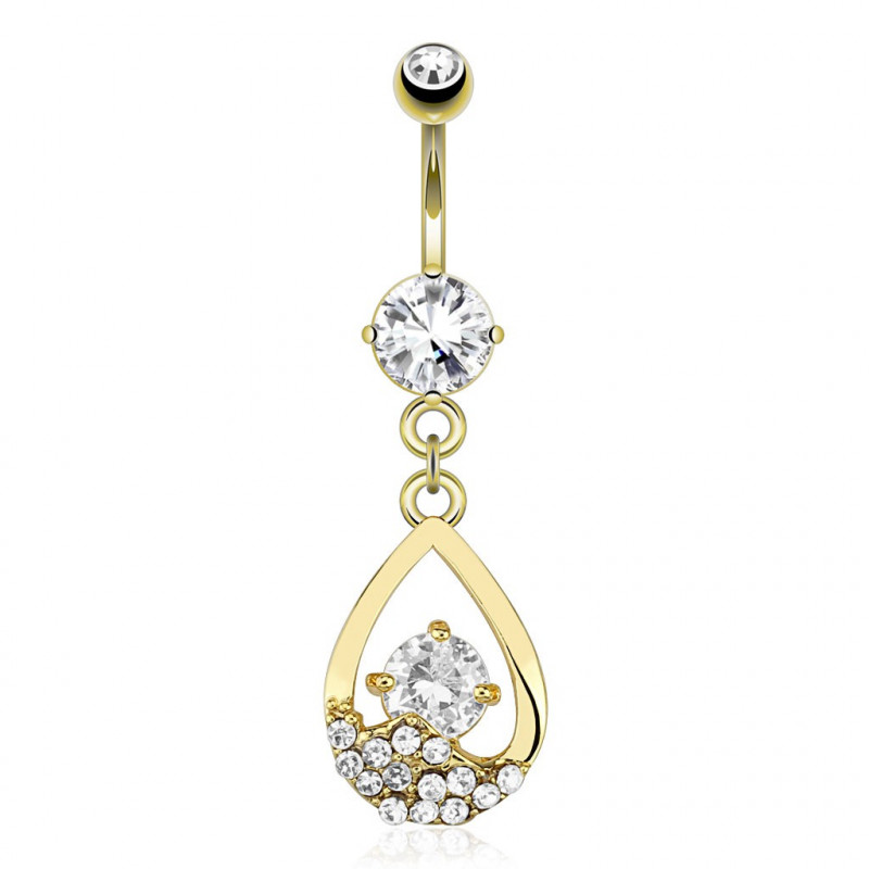 Piercing nombril pendentif larme en zirconium Katy Piercing nombril8,20 €
