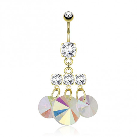 Piercing arcade 8 mm anodisé rose