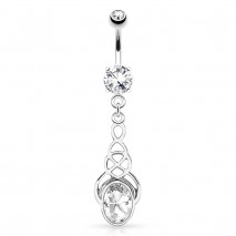 Piercing nombril avec zirconium ovale blanc Nol Piercing nombril6,65 €