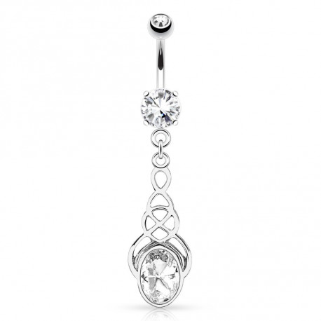 Piercing nombril avec zirconium ovale blanc Nol Piercing nombril6,65 €