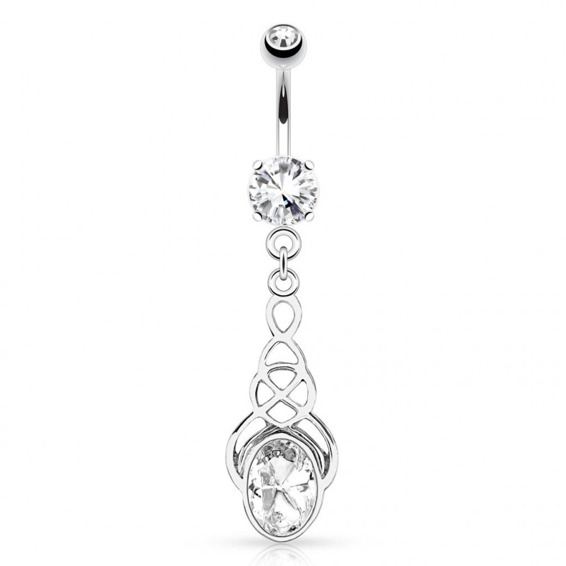 Piercing nombril avec zirconium ovale blanc Nol Piercing nombril6,65 €