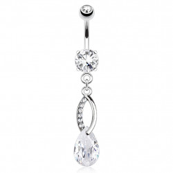 Piercing nombril pendentif en forme de larme Lazu Piercing nombril8,20 €