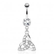 Piercing arcade 8 mm anodisé rose