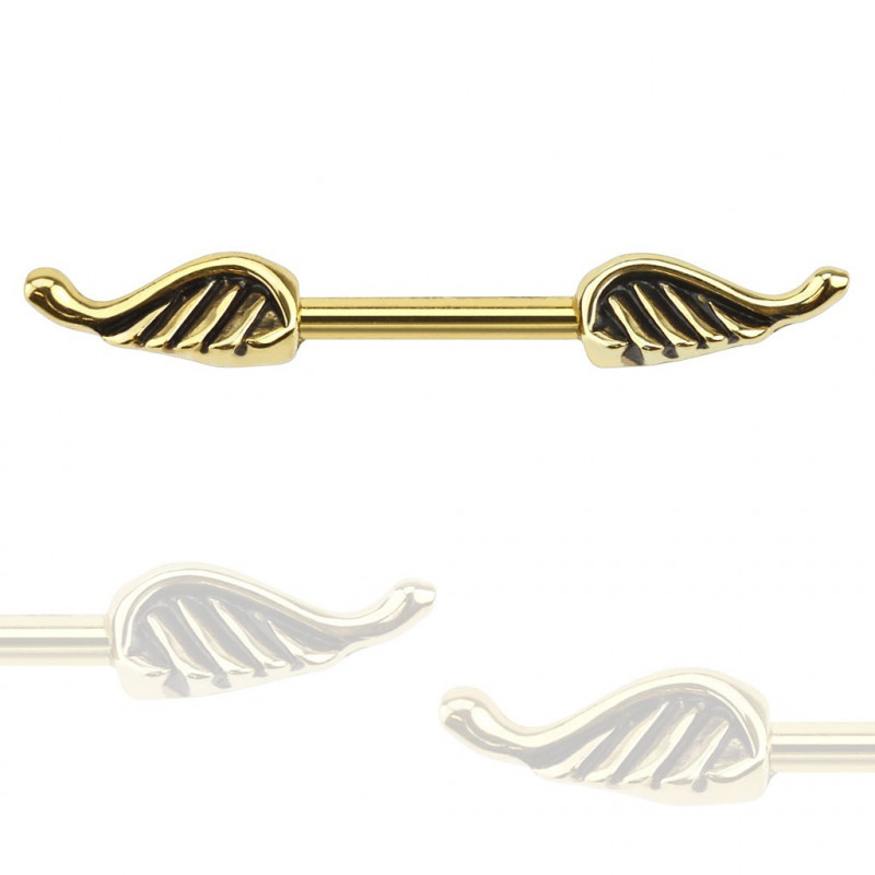 Piercing arcade 8 mm anodisé rose