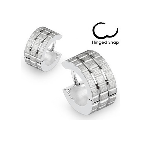 Piercing arcade 8 mm anodisé rose