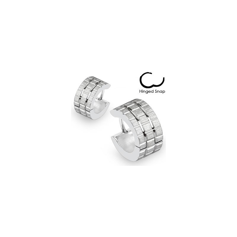 Piercing arcade 8 mm anodisé rose