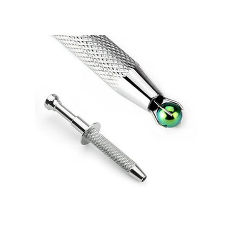 Piercing arcade 8 mm anodisé rose