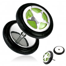 Faux piercing oreille plug étoile sur fond vert Tuyp Faux piercing4,60 €