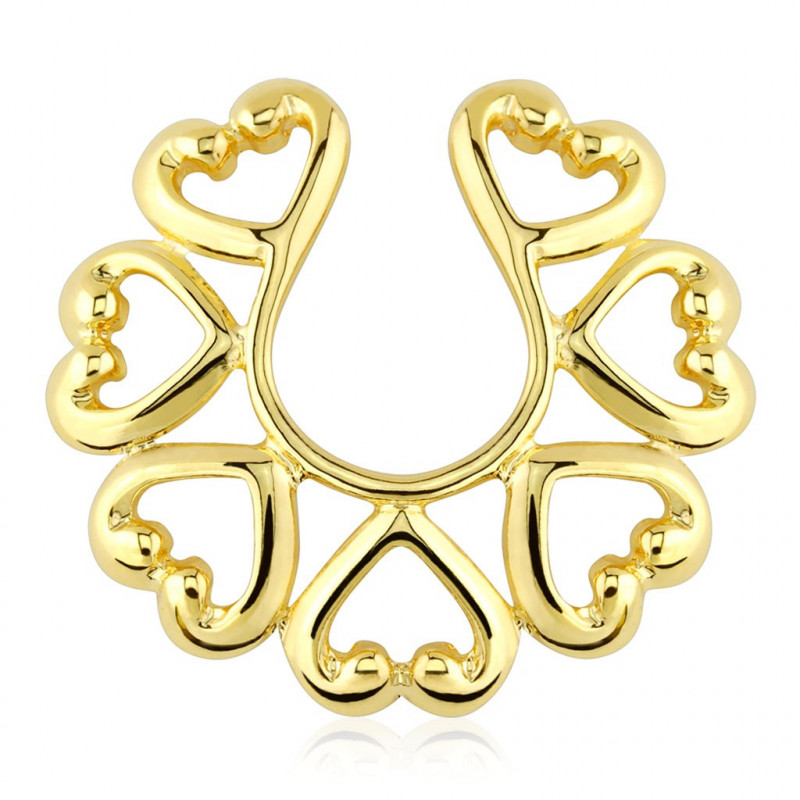 Piercing arcade 8 mm anodisé rose