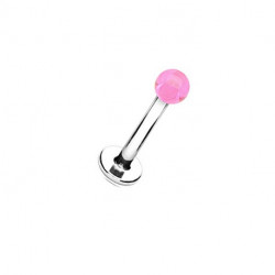 Piercing arcade 8 mm anodisé rose