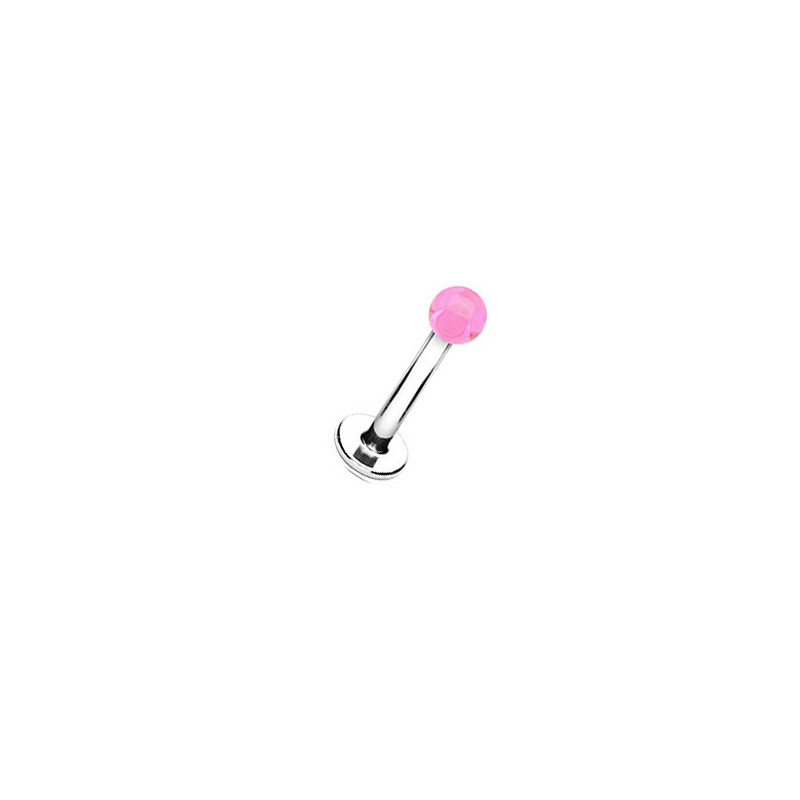 Piercing arcade 8 mm anodisé rose