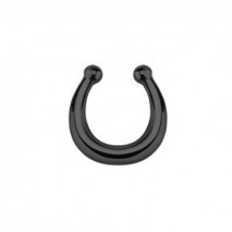 Faux piercing nez septum noir Pogu Faux piercing4,49 €