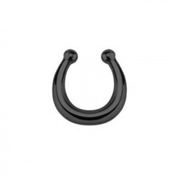 Faux piercing nez septum noir Pogu Faux piercing4,49 €