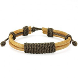 Bracelet en cuir marron cordons et noeud Hyd Bijoux4,60 €