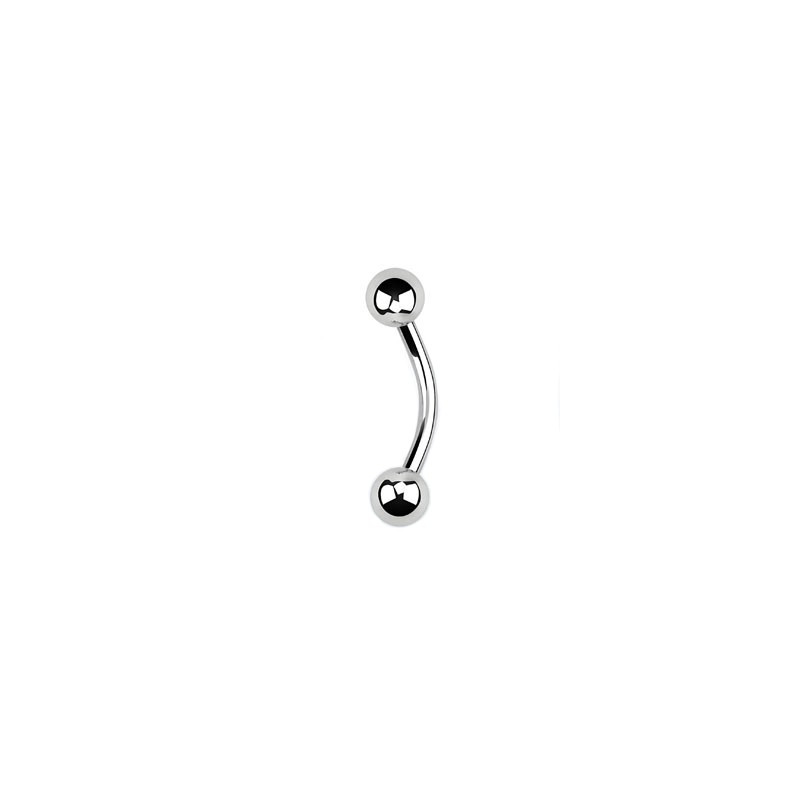 Piercing arcade acier 6 x 1,6mm avec boules 5mm Faz Piercing arcade2,60 €