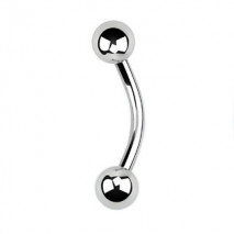 Piercing arcade acier 11 x 1,6mm avec boules 5mm Mup Piercing arcade2,60 €