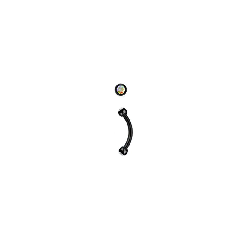 Piercing arcade 10mm boules et cristal aurore boréale Piercing arcade3,95 €