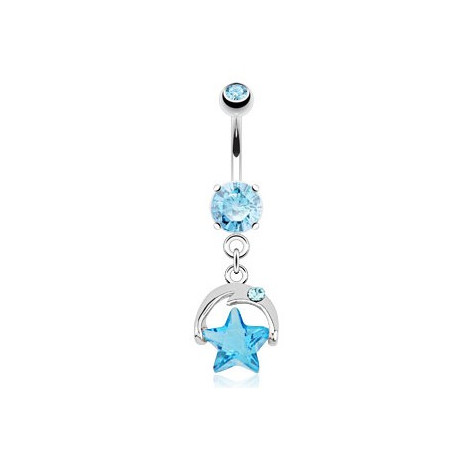 Piercing nombril étoile bleu en zirconium Tay Piercing nombril6,90 €