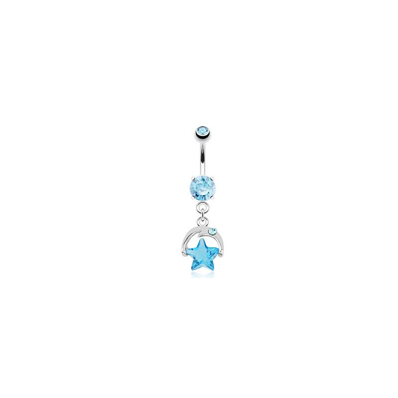 Piercing nombril étoile bleu en zirconium Tay Piercing nombril6,90 €