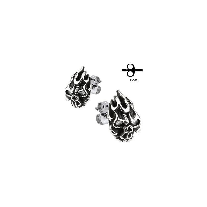 Puces oreilles démon aux yeux blanc Baz Bijoux8,49 €