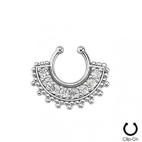 Faux piercing nez septum blanc Quyp Faux piercing8,20 €