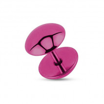 Piercing arcade 8 mm anodisé rose