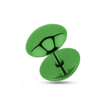Faux piercing plug 8mm acier vert Caz Faux piercing4,49 €