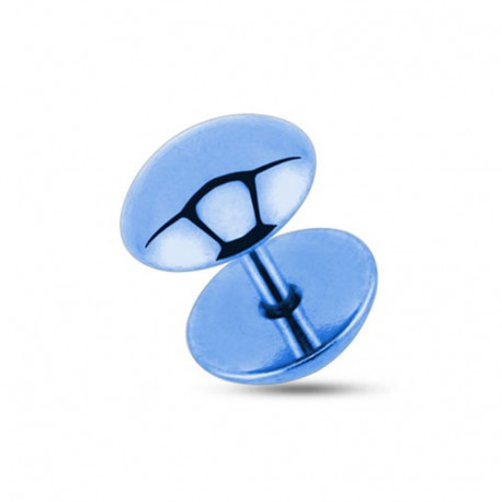 Faux piercing plug 8mm acier bleu clair Case Faux piercing4,49 €