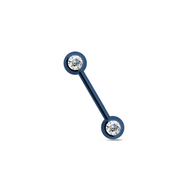 Piercing arcade 8 mm anodisé rose