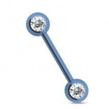 Piercing arcade 8 mm anodisé rose