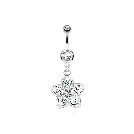 Piercing nombril fleur zirconium blanc Fuyr Piercing nombril7,85 €