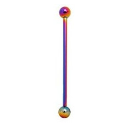 Piercing industriel 38mm arc en ciel Hazon Piercing oreille4,80 €