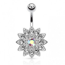 Piercing nombril fleur en zirconium aurore boréale Buko Piercing nombril7,49 €