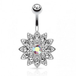 Piercing nombril fleur en zirconium aurore boréale Buko Piercing nombril7,49 €