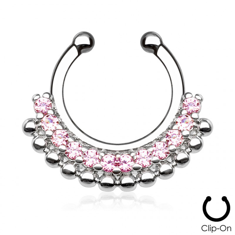 Faux piercing nez septum rose Waz Faux piercing7,80 €