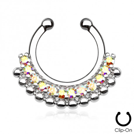 Faux piercing nez septum aurore boréale Wyko Faux piercing7,80 €