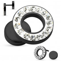 Piercing arcade 8 mm anodisé rose