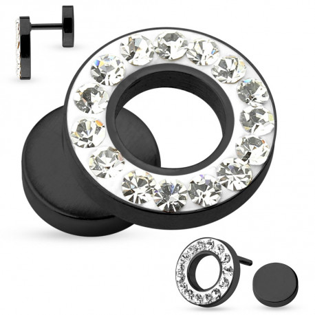 Piercing arcade 8 mm anodisé rose