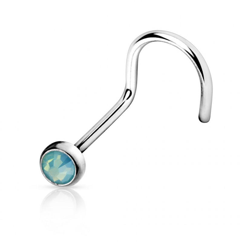 Piercing nez coudé avec une opale verte Daky Piercing nez2,90 €